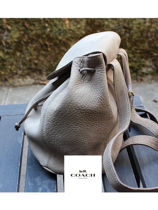 Coach Vintage - Sonoma Small Backpack Nubuc 4938 in Sand, Italy 1990s main image 6